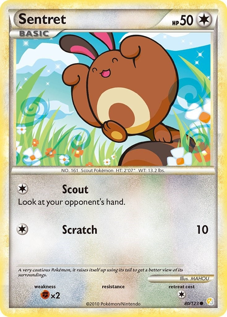 Image for Sentret (80/123) (HeartGold SoulSilver) (HS) - Pokemon