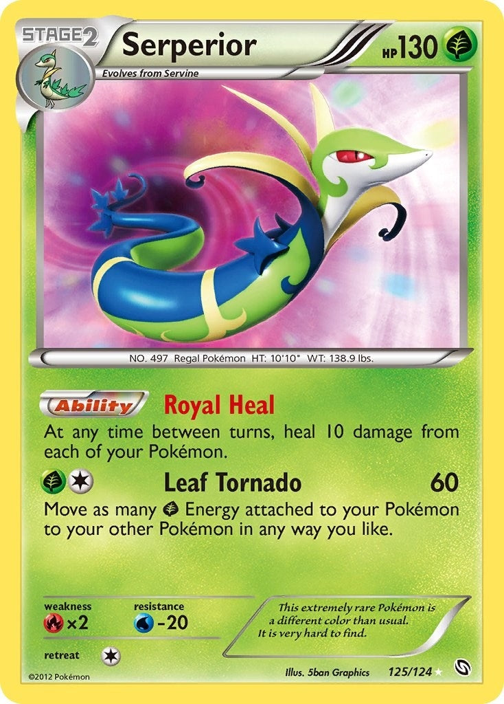 Image for Serperior (125/124) (Dragons Exalted) (DRX) - Pokemon