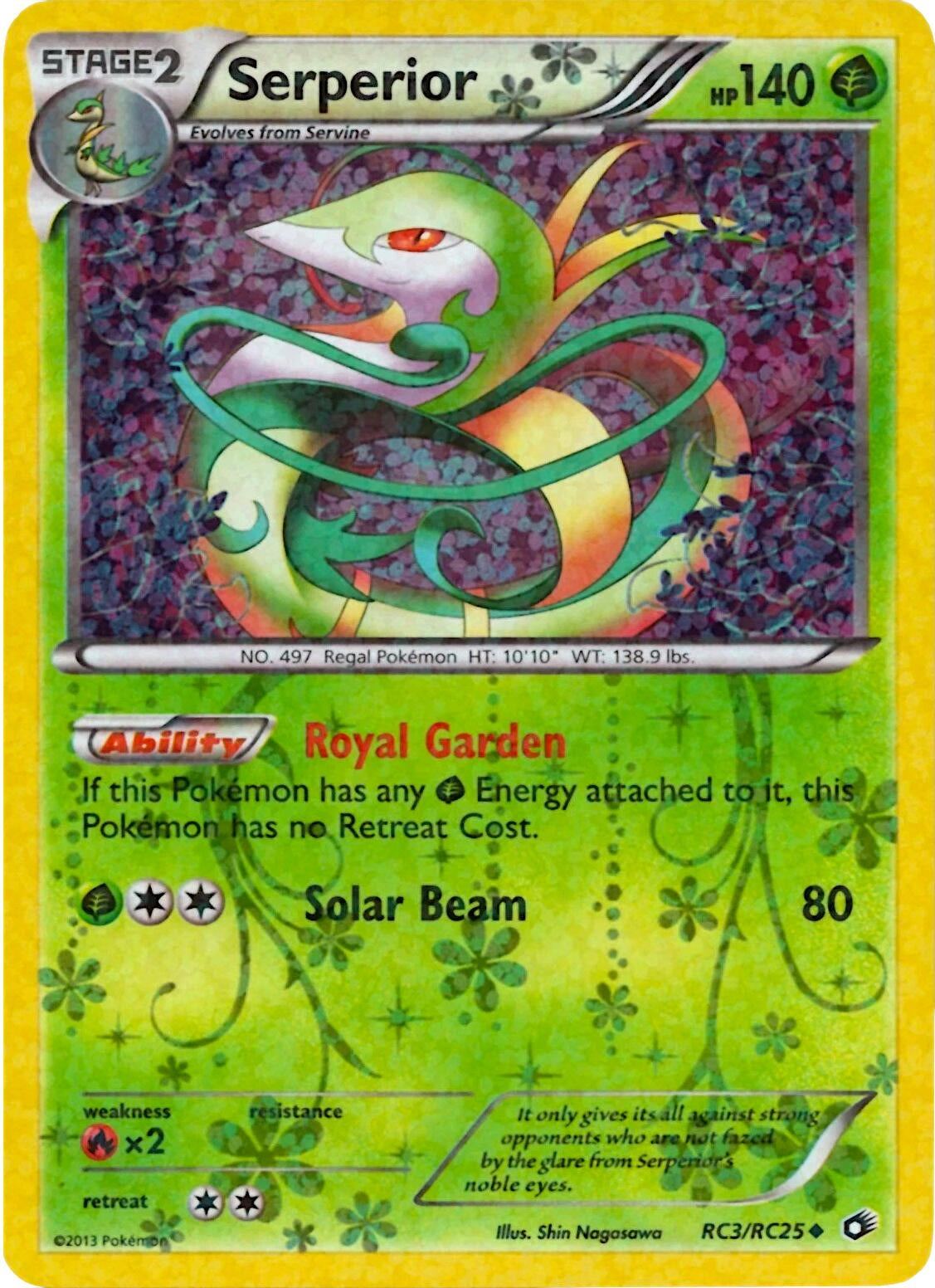Image for Serperior (RC3/RC25) (Legendary Treasures: Radiant Collection) (LTR) - Pokemon