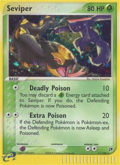 Image for Seviper (11/100) (EX Sandstorm) (SS) - Pokemon