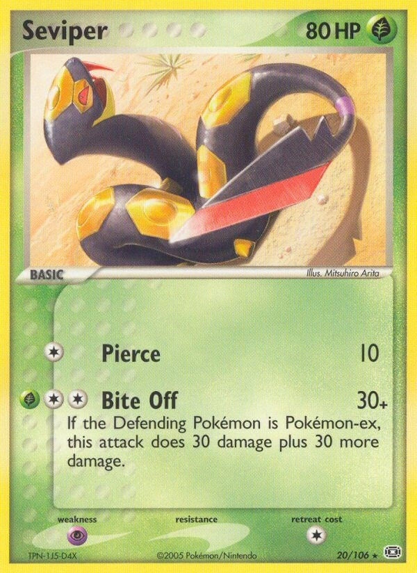 Image for Seviper (20/106) (EX Emerald) (EM) - Pokemon