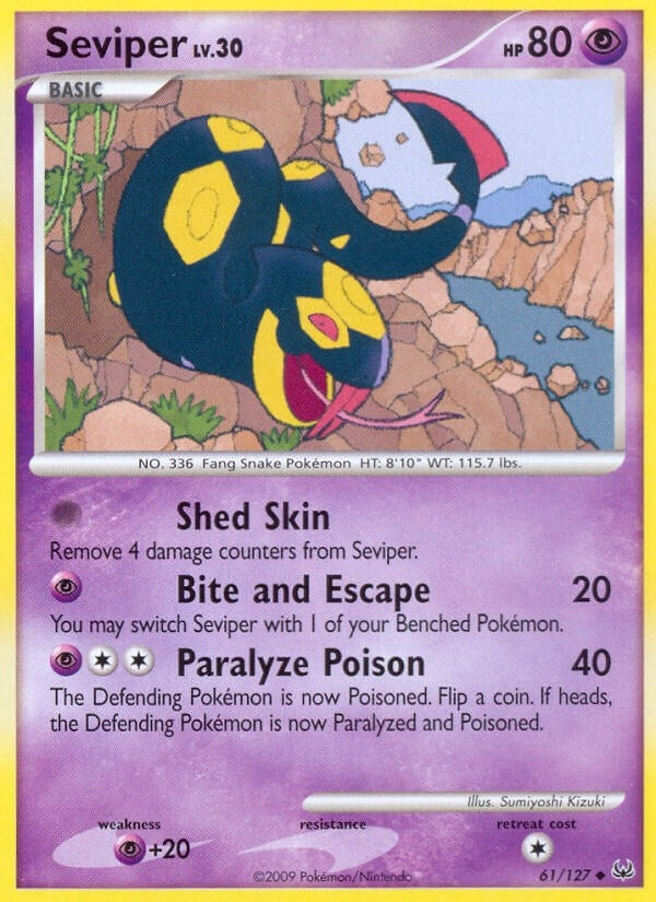 Image for Seviper (61/127) (Platinum) (PL) - Pokemon