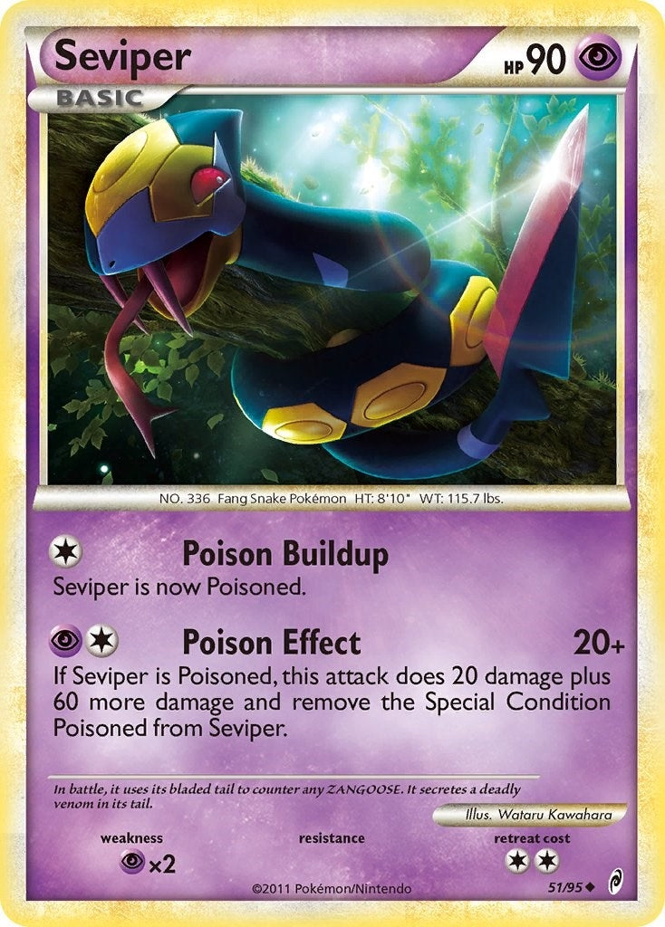 Image for Seviper (51/95) (Call of Legends) (CL) - Pokemon