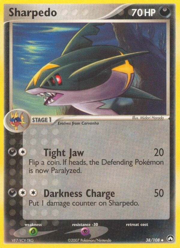 Image for Sharpedo (38/108) (EX Power Keepers) (PK) - Pokemon