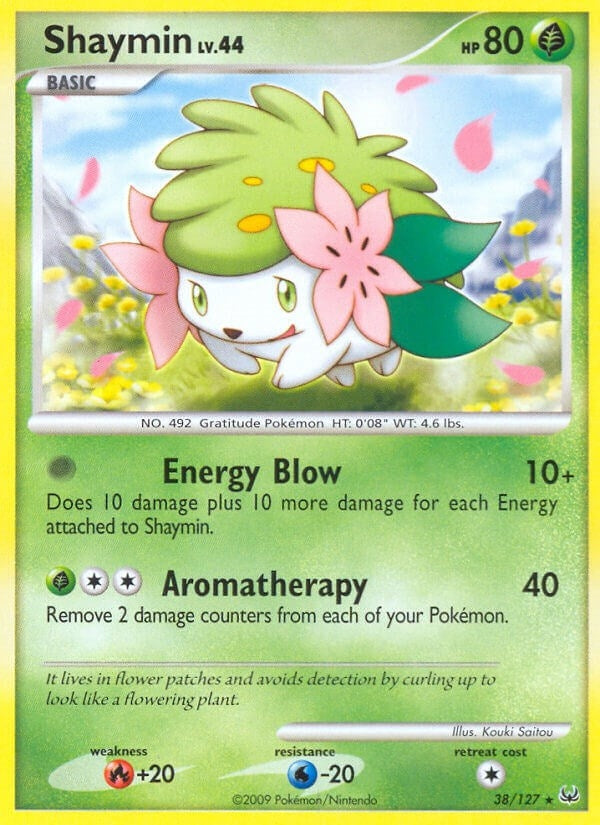 Image for Shaymin (38) (38/127) (Platinum) (PL) - Pokemon