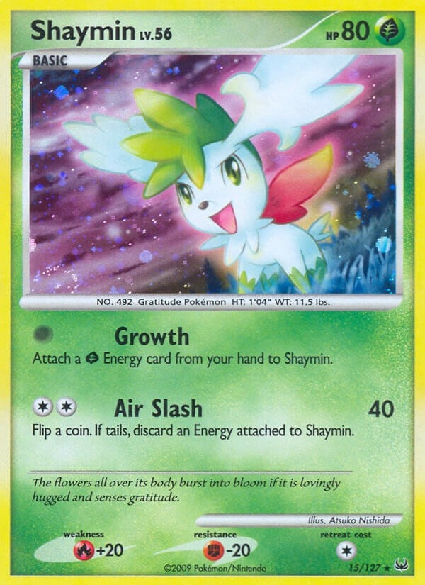 Image for Shaymin (15) (15/127) (Platinum) (PL) - Pokemon