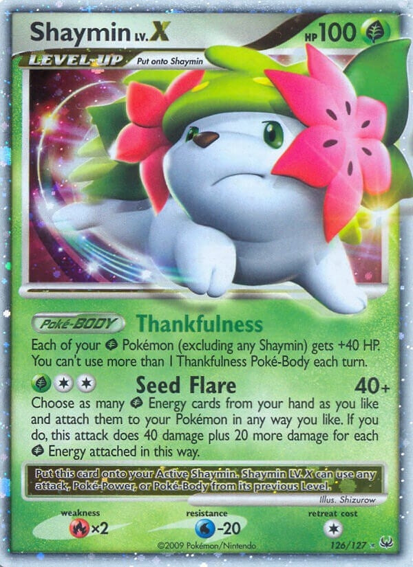 Image for Shaymin Lv.X (Land Forme) (126/127) (Platinum) (PL) - Pokemon