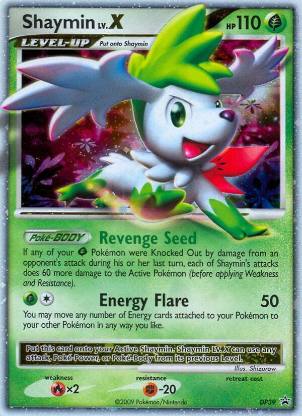 Image for Shaymin LV.X - DP39 (DP39) (Diamond and Pearl Promos) (PR) - Pokemon