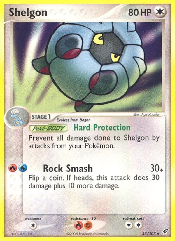 Image for Shelgon (45/107) (EX Deoxys) (DX) - Pokemon