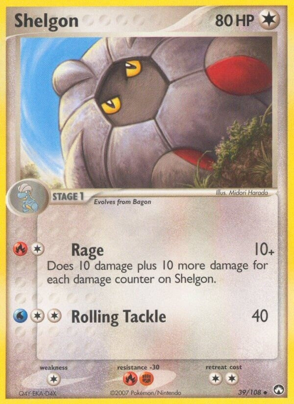 Image for Shelgon (39/108) (EX Power Keepers) (PK) - Pokemon