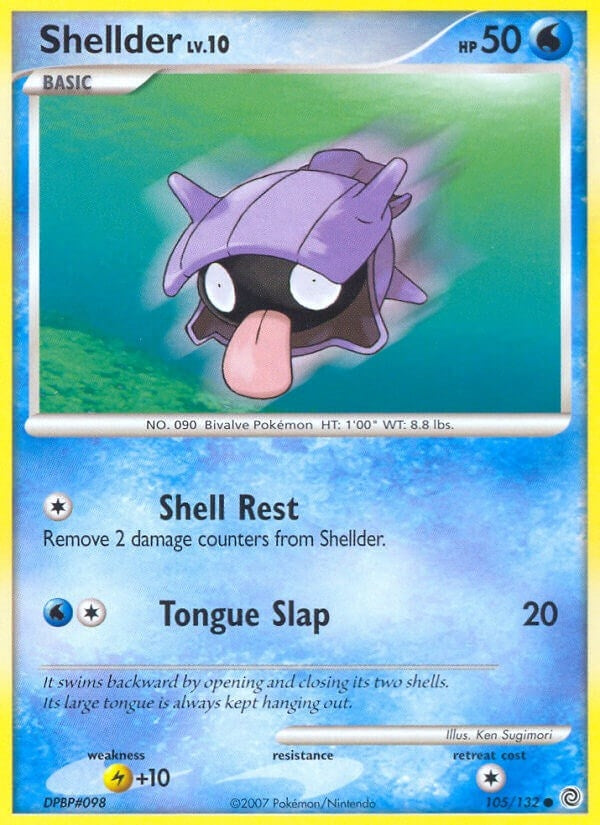 Image for Shellder (105/132) (Secret Wonders) (SW) - Pokemon