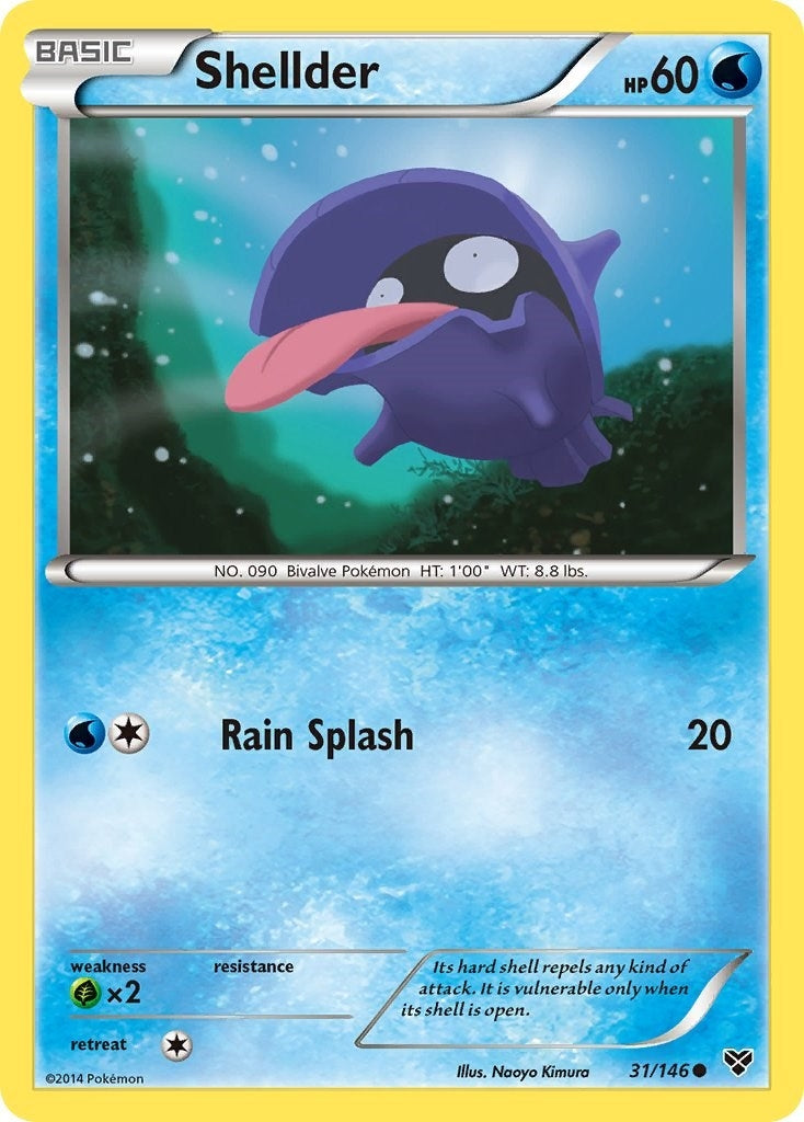 Image for Shellder (31/146) (XY Base Set) (XY) - Pokemon