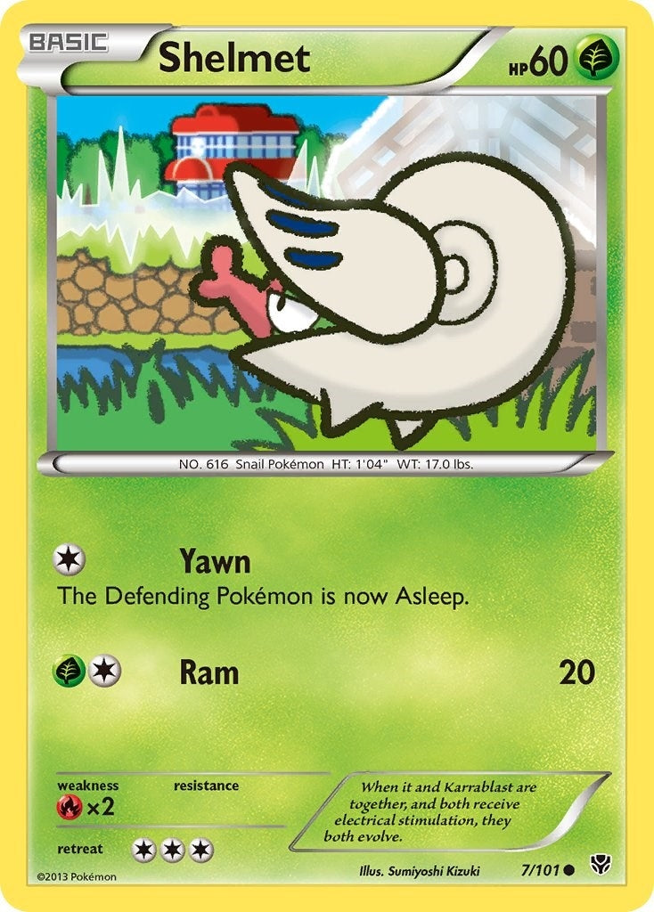 Image for Shelmet (7/101) (Plasma Blast) (PLB) - Pokemon