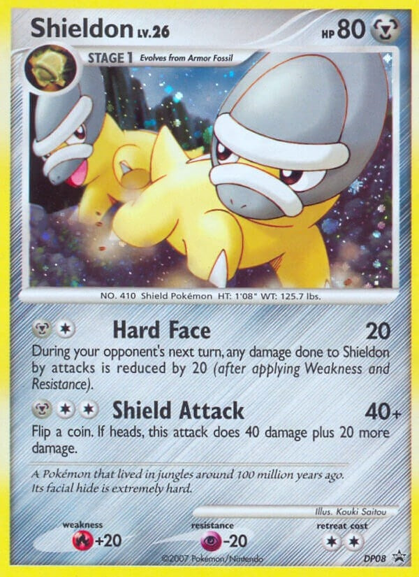 Image for Shieldon - DP08 (DP08) (Diamond and Pearl Promos) (PR) - Pokemon