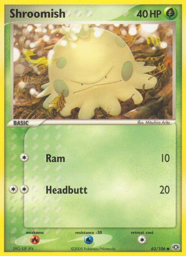 Image for Shroomish (63/106) (EX Emerald) (EM) - Pokemon