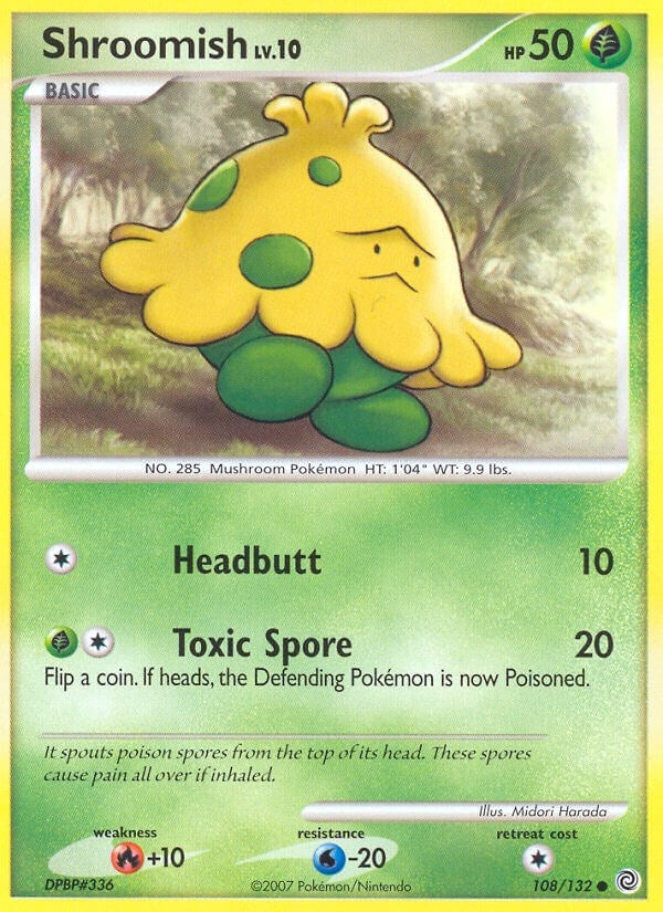 Image for Shroomish (108/132) (Secret Wonders) (SW) - Pokemon