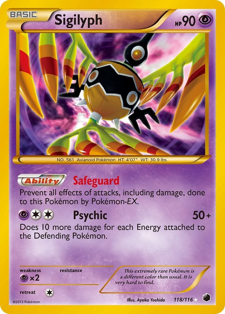 Image for Sigilyph (118/116) (Plasma Freeze) (PLF) - Pokemon