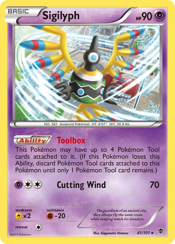 Image for Sigilyph (41/101) (Plasma Blast) (PLB) - Pokemon