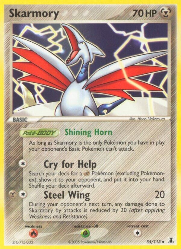 Image for Skarmory (55/113) (EX Delta Species) (DS) - Pokemon