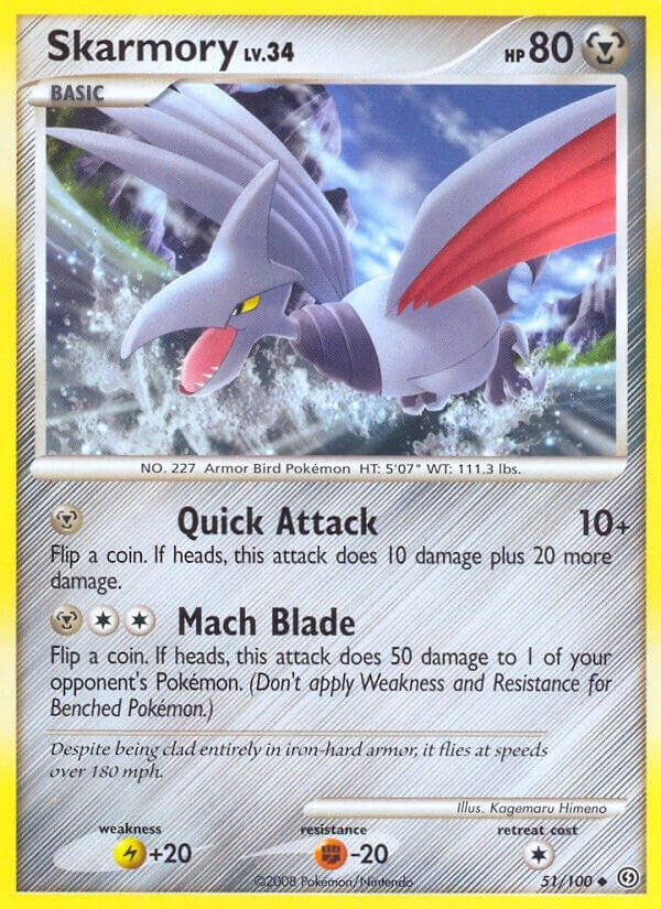Image for Skarmory (51/100) (Stormfront) (SF) - Pokemon