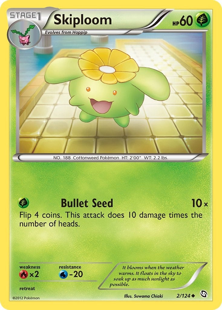 Image for Skiploom (2/124) (Dragons Exalted) (DRX) - Pokemon