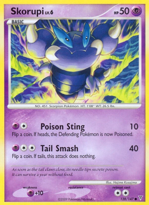 Image for Skorupi (128) (Supreme Victors) (SV) - Pokemon