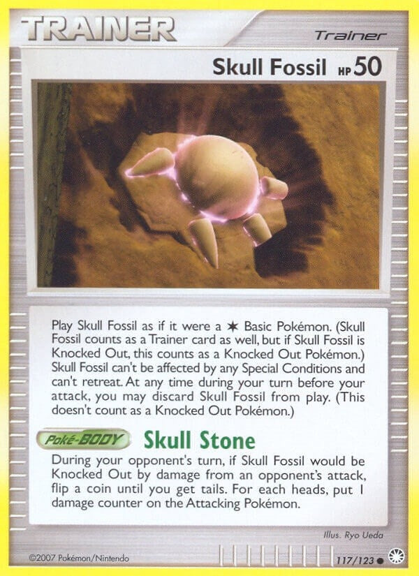 Image for Skull Fossil (117/123) (Mysterious Treasures) (MT) - Pokemon