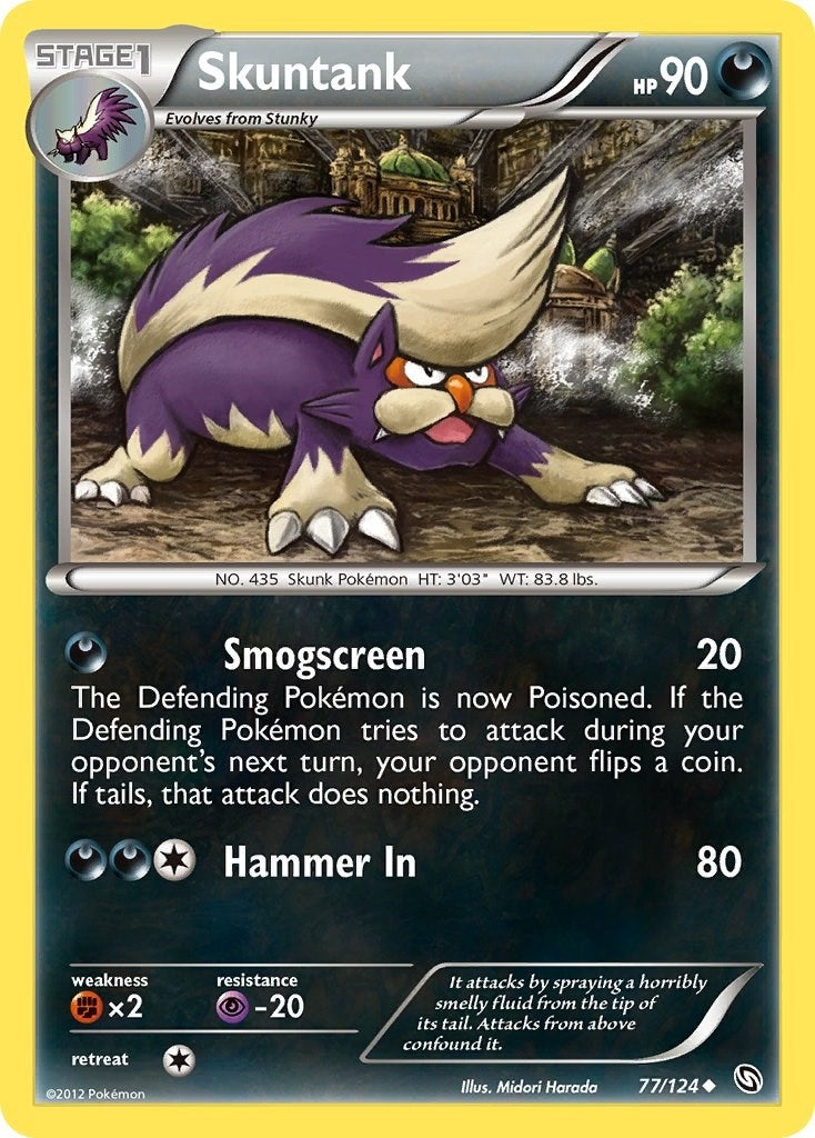 Image for Skuntank (77/124) (Dragons Exalted) (DRX) - Pokemon