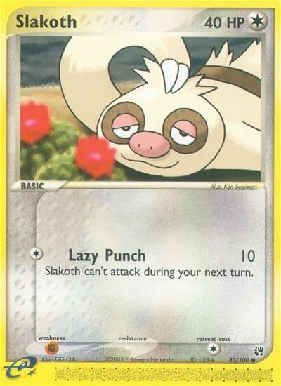 Image for Slakoth (80/100) (EX Sandstorm) (SS) - Pokemon
