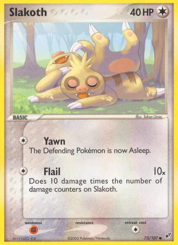 Image for Slakoth (73/107) (EX Deoxys) (DX) - Pokemon
