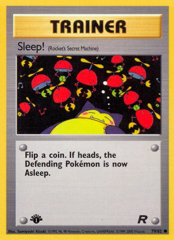 Image for Sleep! (Rocket's Secret Machine) (79/82) (Team Rocket) (TR) - Pokemon