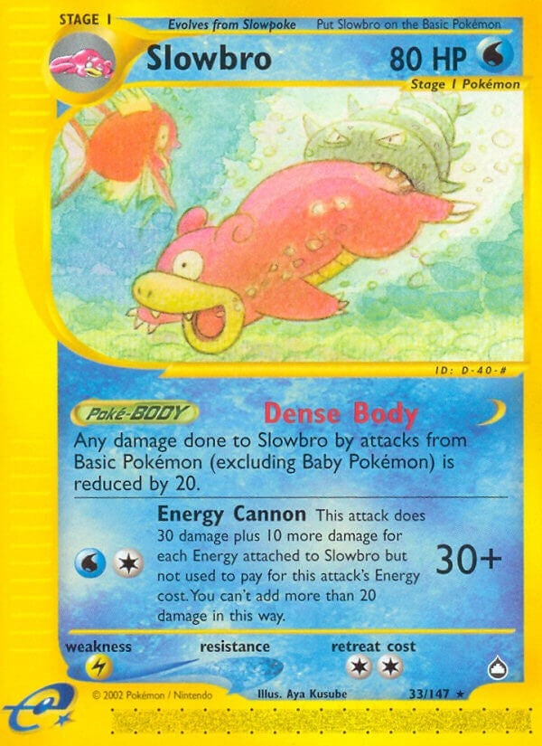 Image for Slowbro (033/147) (Aquapolis) (AQ) - Pokemon