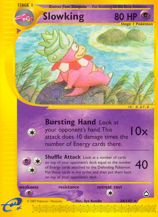 Image for Slowking (034/147) (Aquapolis) (AQ) - Pokemon