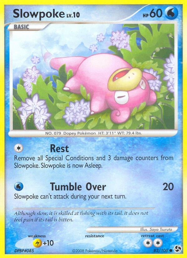 Image for Slowpoke (82/106) (Great Encounters) (GE) - Pokemon