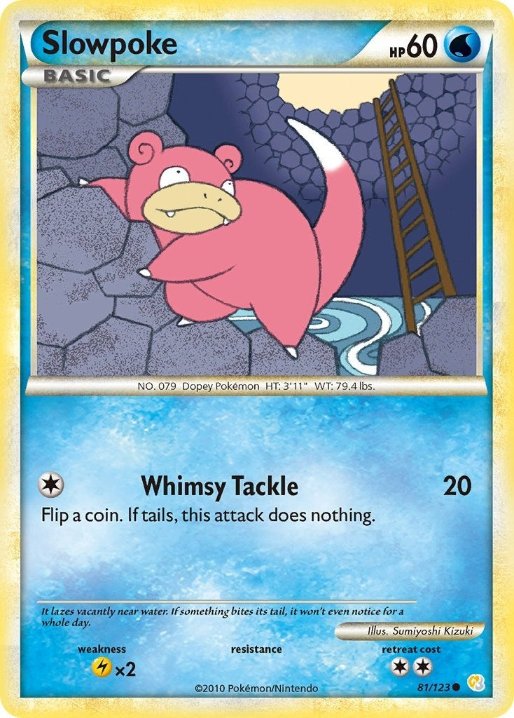 Image for Slowpoke (81/123) (HeartGold SoulSilver) (HS) - Pokemon