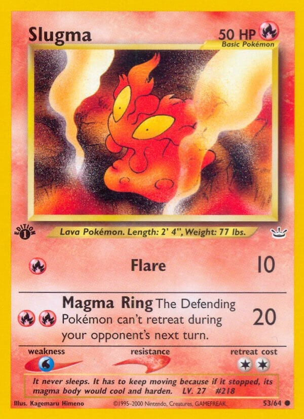 Image for Slugma (53/64) (Neo Revelation) (N3) - Pokemon