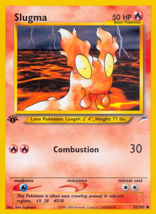 Image for Slugma (082/105) (Neo Destiny) (N4) - Pokemon