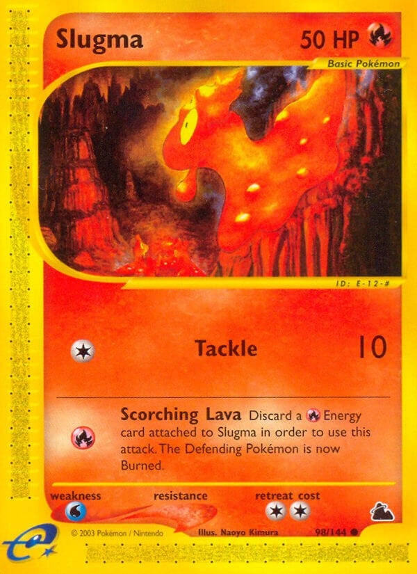 Image for Slugma (98) (098/144) (Skyridge) (SK) - Pokemon