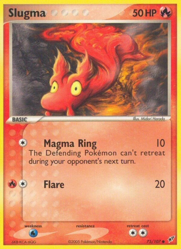 Image for Slugma (75/107) (EX Deoxys) (DX) - Pokemon