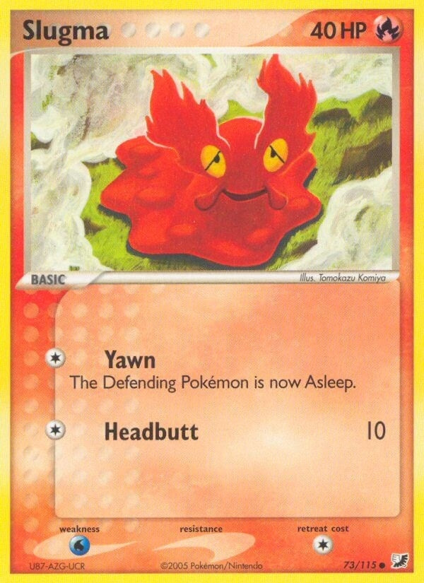 Image for Slugma (73/115) (EX Unseen Forces) (UF) - Pokemon
