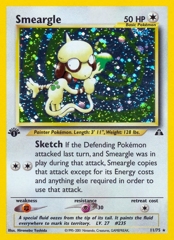 Image for Smeargle (11) (11/75) (Neo Discovery) (N2) - Pokemon