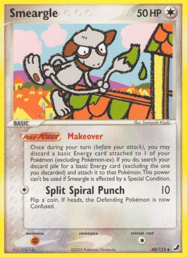 Image for Smeargle (48/115) (EX Unseen Forces) (UF) - Pokemon