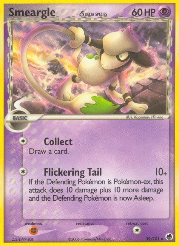 Image for Smeargle (Delta Species) (39/101) (EX Dragon Frontiers) (DF) - Pokemon