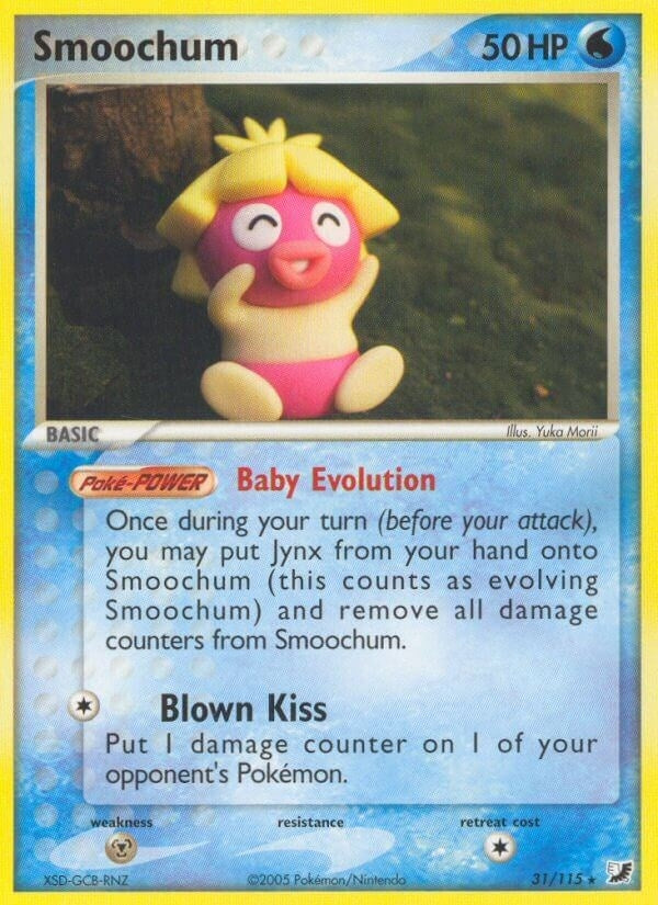 Image for Smoochum (31/115) (EX Unseen Forces) (UF) - Pokemon