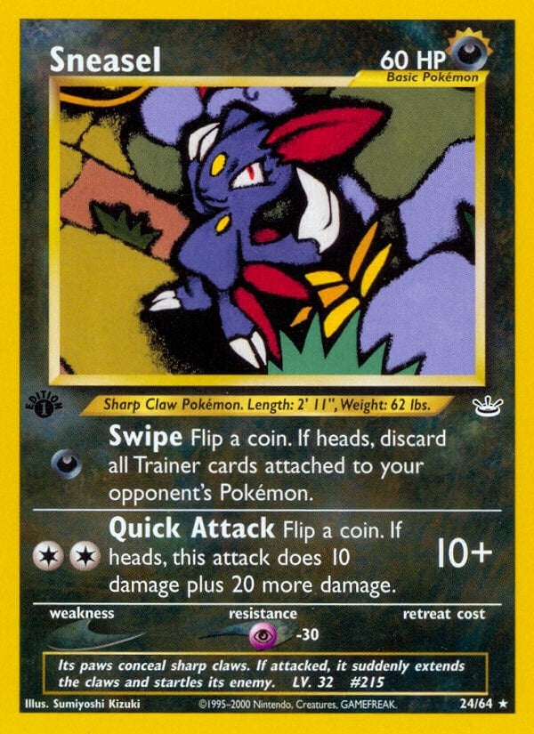 Image for Sneasel (24/64) (Neo Revelation) (N3) - Pokemon