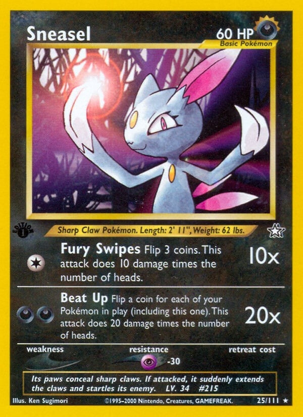 Image for Sneasel (025/111) (Neo Genesis) (N1) - Pokemon