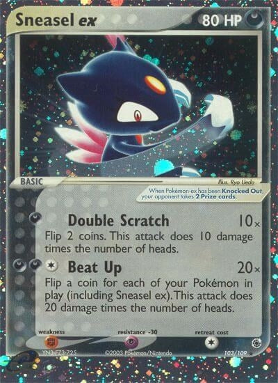 Image for Sneasel ex (103/109) (EX Ruby and Sapphire) (RS) - Pokemon