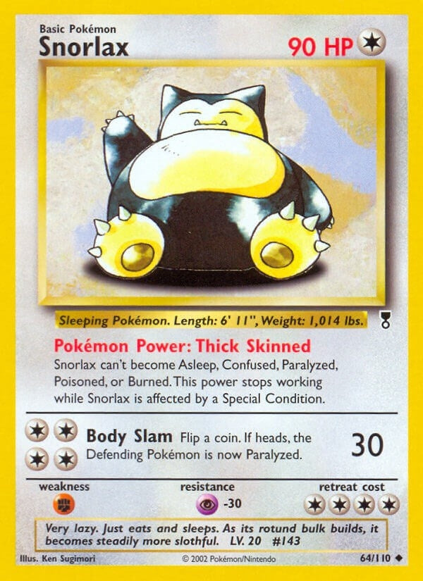 Image for Snorlax (064/110) (Legendary Collection) (LC) - Pokemon