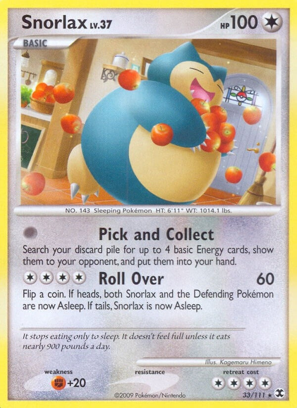 Image for Snorlax (33) (33/111) (Rising Rivals) (RR) - Pokemon