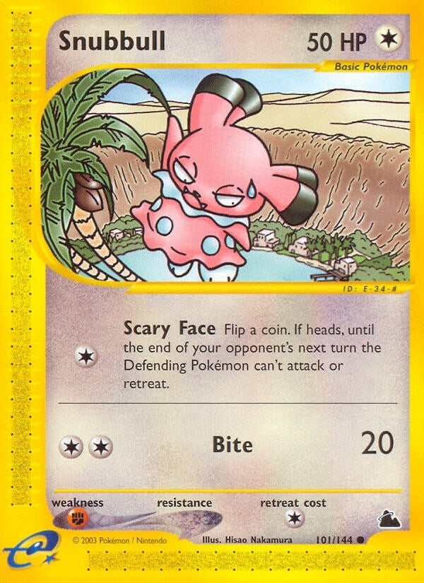 Image for Snubbull (101/144) (Skyridge) (SK) - Pokemon